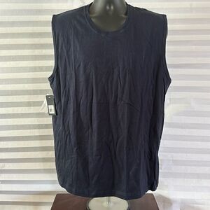 Galaxy by Harvic Men's Sleeveless T-Shirt Dark Blue Size XL Athletic Tank